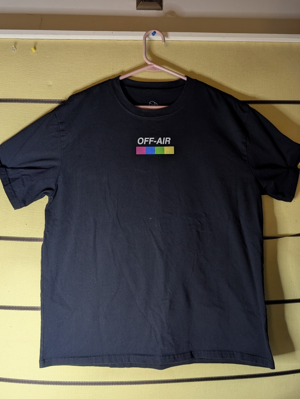 Black "OFF-AIR" Graphic Tee